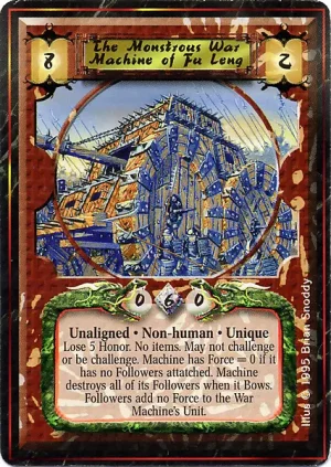 The Monstrous War Machine of Fu Leng