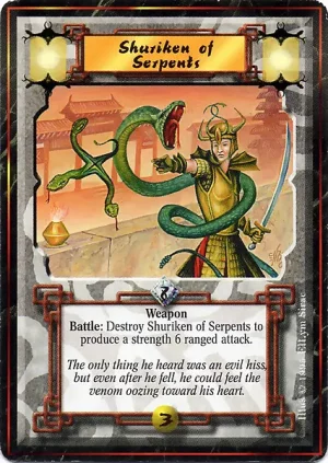 Shuriken of Serpents