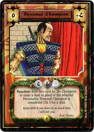 Personal Champion