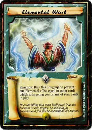 Elemental Ward [v2: off center, low title & text]