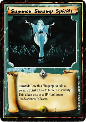 Summon Swamp Spirits [v2: off-center, low title & text]