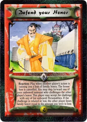 Defend your Honor [v. 2: small "y"]