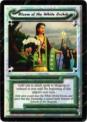 Bloom of the White Orchid