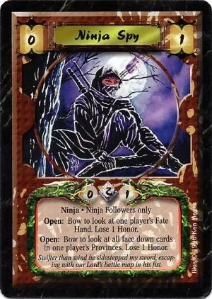 Ninja Spy [v2: "escap-/ing"]