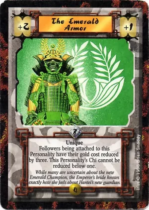 The Emerald Armor ***DAMAGED crease