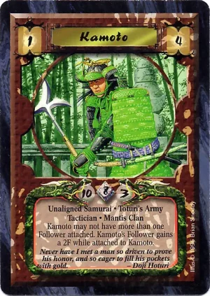 Kamoto [v.2: flavor text in bold letters]
