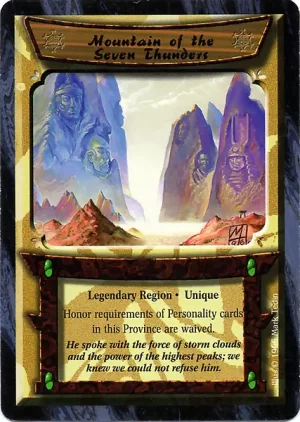 Mountain of the Seven Thunders [bold variant]