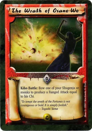 The Wrath of Osano-Wo