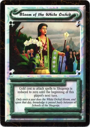 Bloom of the White Orchid
