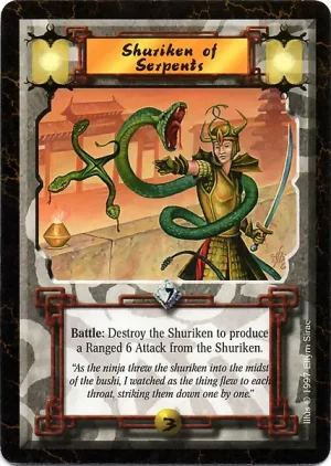 Shuriken of Serpents