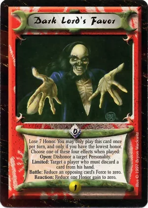 Dark Lord's Favor