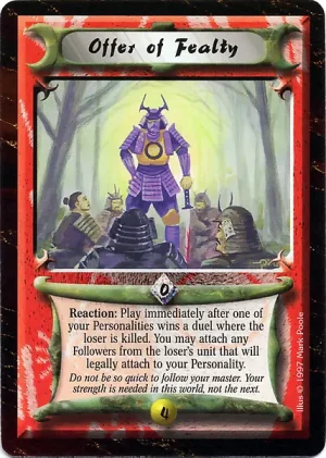 Offer of Fealty