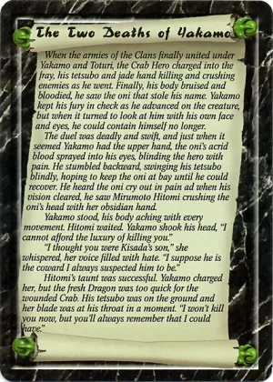 The War Fortress of the Crab (story back)