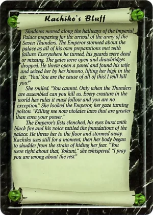 The Ruined Fortress of the Scorpion (story back)