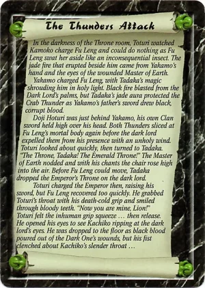 Toturi's Army (story back)