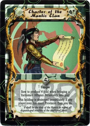Charter of the Mantis Clan