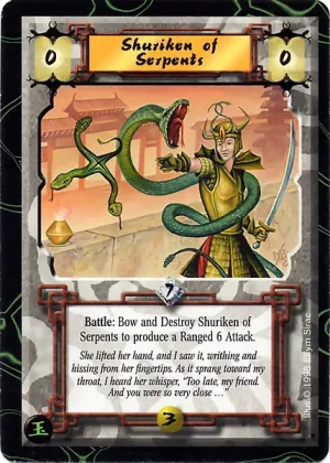 Shuriken of Serpents