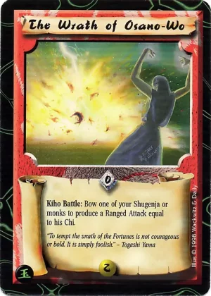 The Wrath of Osano-Wo