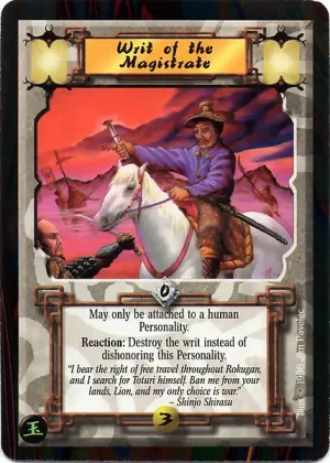 Writ of the Magistrate