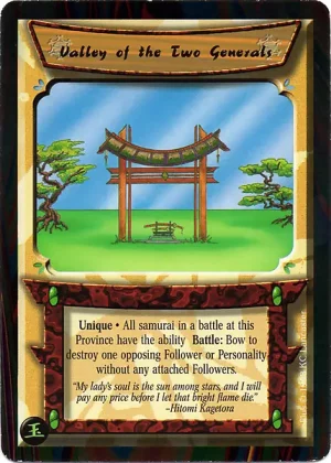 Valley of the Two Generals