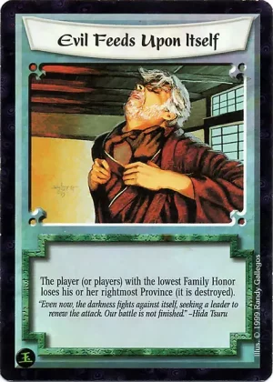 Evil Feeds Upon Itself [version 1]