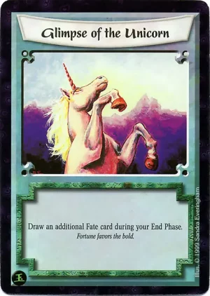 Glimpse of the Unicorn [v1: single line]