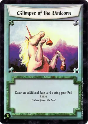 Glimpse of the Unicorn [v2: two lines]