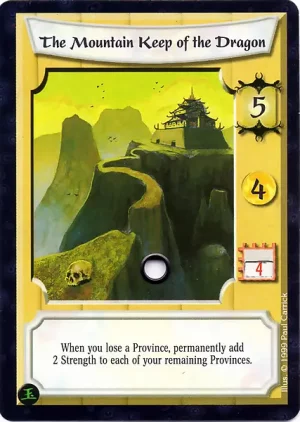 The Mountain Keep of the Dragon (with Honor wheel)
