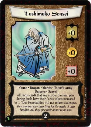 Toshimoko Sensei