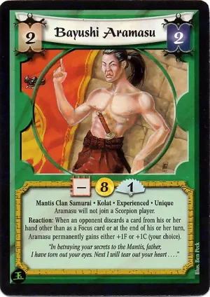 Bayushi Aramasu XP