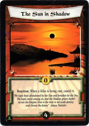 The Sun in Shadow