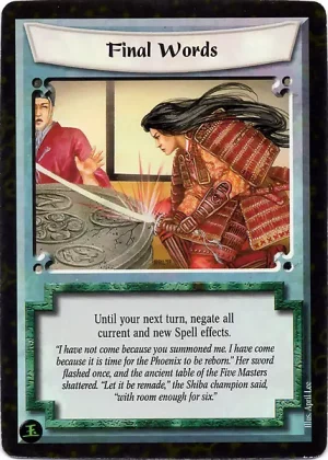 Final Words