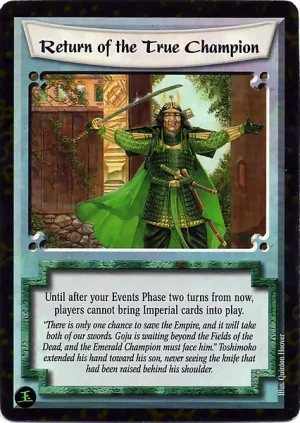 Return of the True Champion