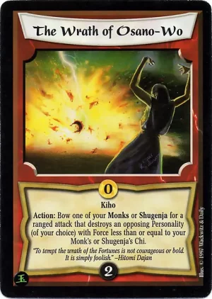 The Wrath of Osano-Wo