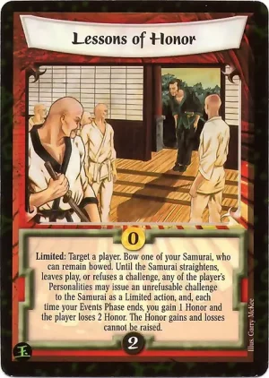 Lessons of Honor