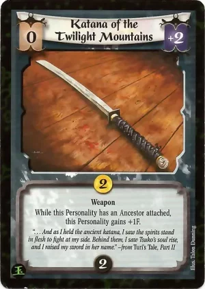 Katana of the Twilight Mountains