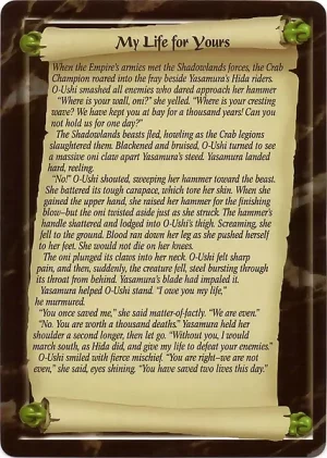 The Citadel of the Hiruma [story back]