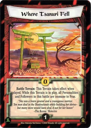 Where Tsanuri Fell