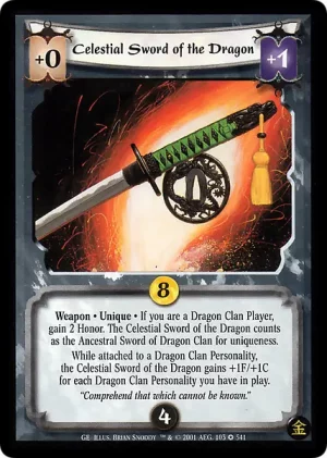 Celestial Sword of the Dragon FOIL