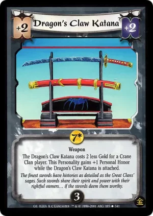 Dragon's Claw Katana