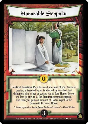 Honorable Seppuku