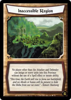 Inaccessible Region