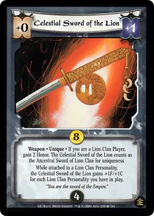 Celestial Sword of the Lion FOIL ***UNRELEASED