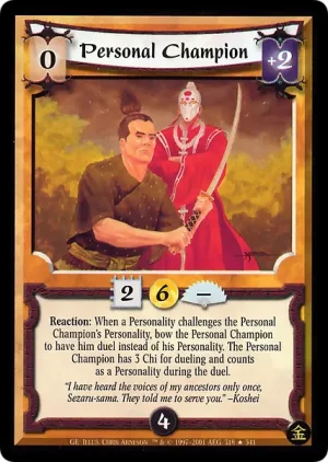 Personal Champion