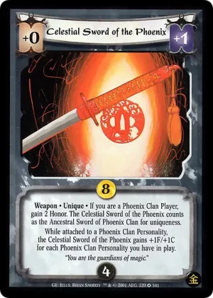 Celestial Sword of the Phoenix FOIL