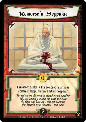 Remorseful Seppuku