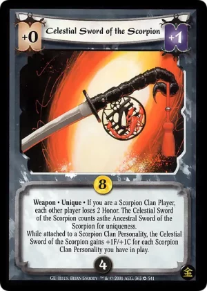 Celestial Sword of the Scorpion FOIL