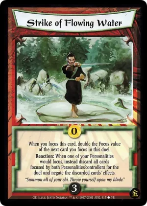 Strike of Flowing Water