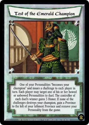 Test of the Emerald Champion