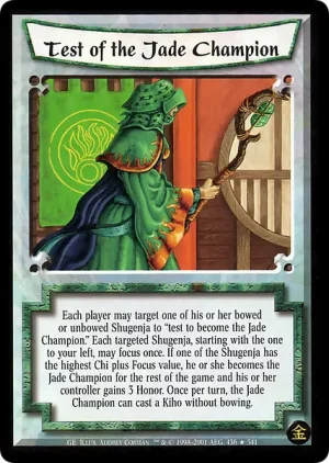 Test of the Jade Champion